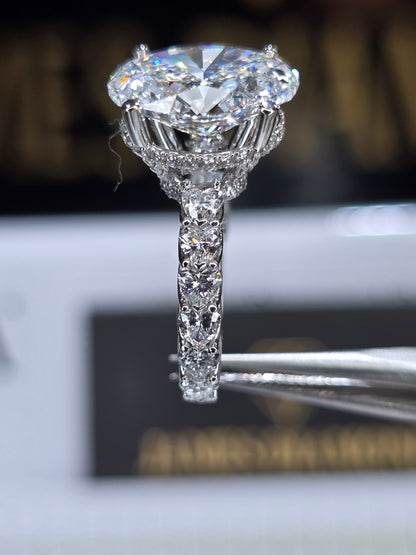Beautiful Oval rings 💍 Center Oval 5CT E/VS1 💎