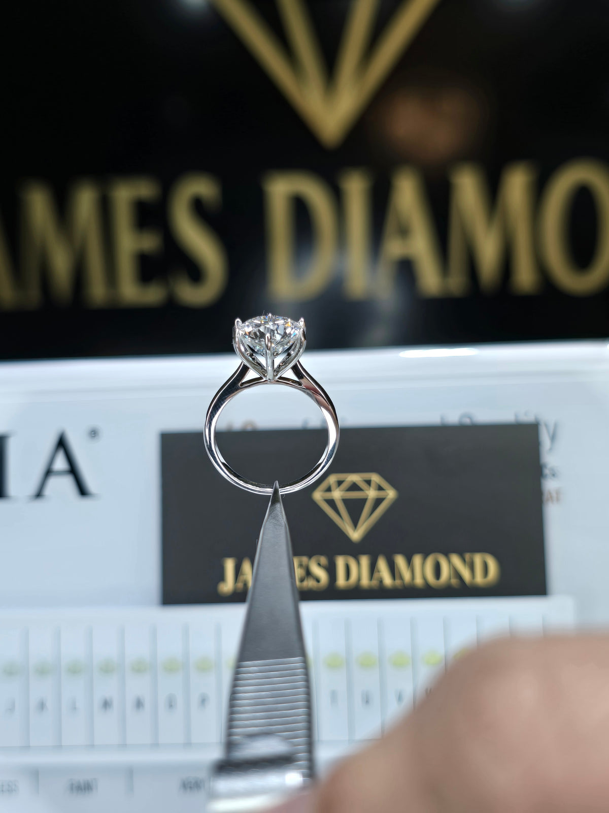 Solitaire rings / 6 Prong 💍 Round 3CT E/VS1 + 14k solid gold 💥